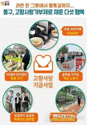 부산 동구, 고향사랑기부제 모금 3억원 달성…