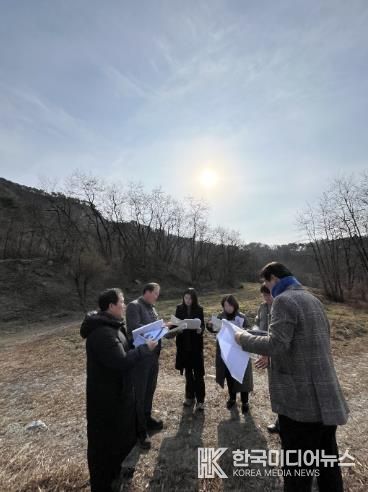 12월 10일 문화복지환경위원회가 고용산 숲속야영장 조성사업 관련 예산안 심의에 앞서 사업 현장을 직접 방문했다.