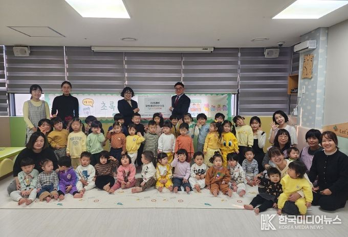 국공립불로대광로제비앙어린이집, 초록나눔아트페어 수익금 전액 인천서구복지재단에 기탁