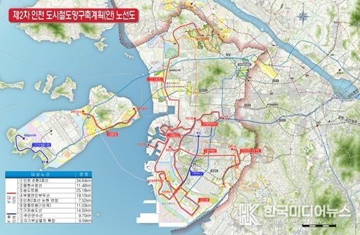 인천 전역 연결하는 도시철도 청사진 본궤도