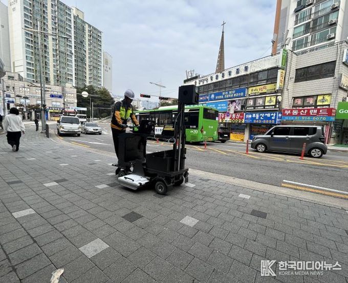 카트형GPR(보도) - 정릉동일대