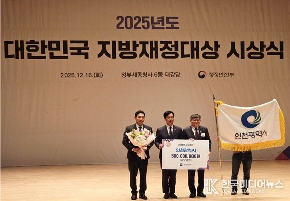 민생회복 소비쿠폰’ 전국 최우수 지자체 선정행안부 평가에서 특별교부세 5억 원 확보