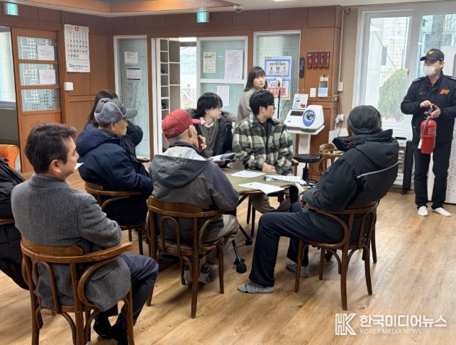 동인천동, 인현전동 경로당과 함께 ‘소방 훈련’