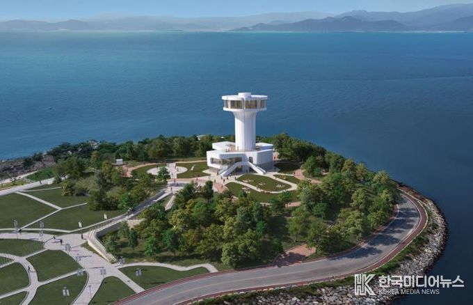 고흥군, ‘고흥지구 선셋가든’ 관광경관 명소화 사업 본격화 - 고흥지구 선셋가든 조감도