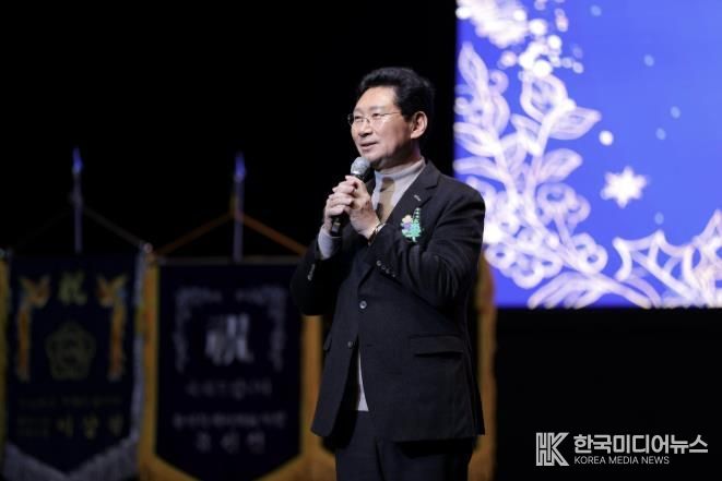 이상일 용인특례시장은 18일 '2025년 용인시 보육인 대회'에 참석했다