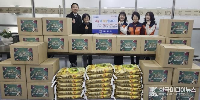 수원시 영통구 광교1동, 더사랑의 교회와 함께 연말 이웃사랑 나눔 활동 전개