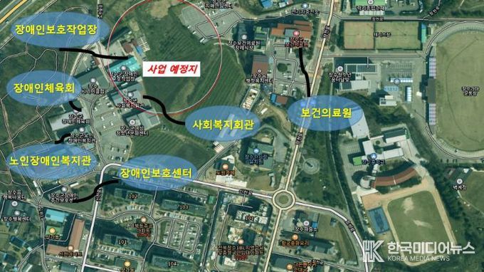 반다비체육센터 사업예정지