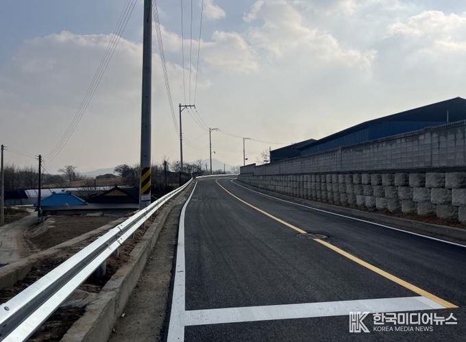 용인특례시 처인구 백암면 백봉리에 개통된 농어촌도로 '봉리선 리도206호 1구간'