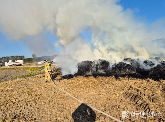 전남소방 메마른 대지에 불티는 치명적... 도민 안전 위해 소각 자제 부탁