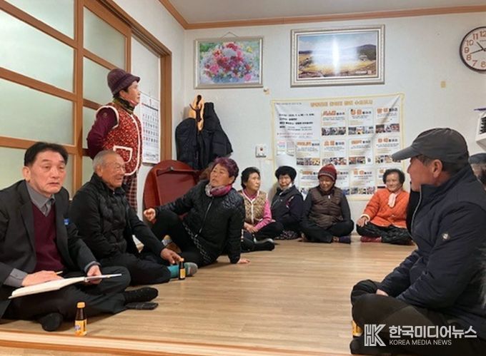 장흥 장동면, 20개 마을 경로당 순회