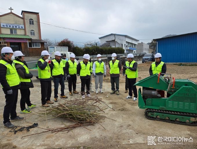 구례군, 영농부산물 파쇄지원단