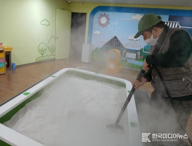 인천광역시교육청유아교육진흥원, 스팀 소독으로 ‘안심 체험 환경’ 조성