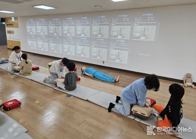 인천동부교육지원청, 거점형 늘봄센터 학생 대상 ‘응급처치 중심 안전 체험 프로그램’ 운영