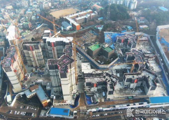 북변3구역 재개발사업 공사사진