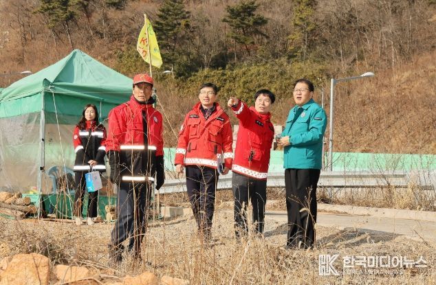 장금용 창원특례시장 권한대행, 산불대응체계 점검 실시