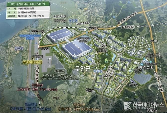 무안군 반도체 공장(FAB) 유치 개념도