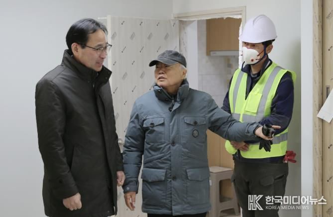 이일희 수원시 장안구청장, 정자2동경로당 리모델링 준공현장 점검