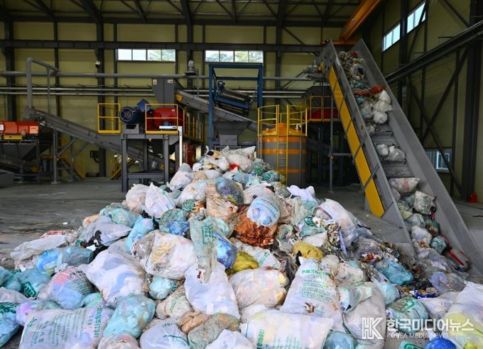 폐비닐 전문 선별시설 2월 중순 본격 가동