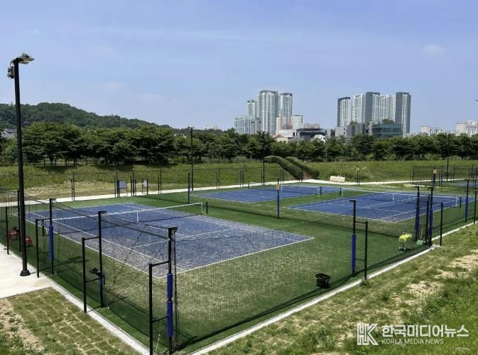 삼송동 유수지 활용 테니스장
