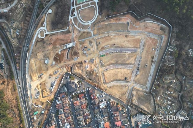 사파지구 도시개발사업 공공부지 조성현장