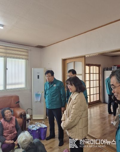 김두환 충북도 재난안전실장, 겨울철 한파 대비 현장 점검