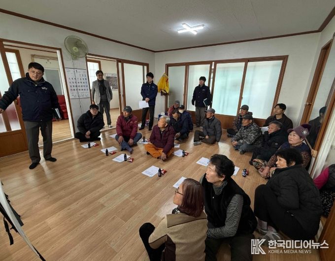 고흥군, 도화 봉산소하천 정비 주민설명회