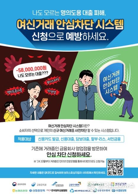 '여신거래 안심차단' 이용방법