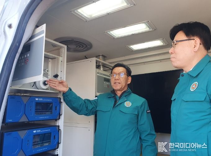 이동옥 행정부지사, 광산 발파 현장 비산먼지 특별점검