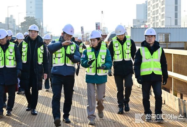 국회대로 지하차도 건설현장 찾은 최호정 의장