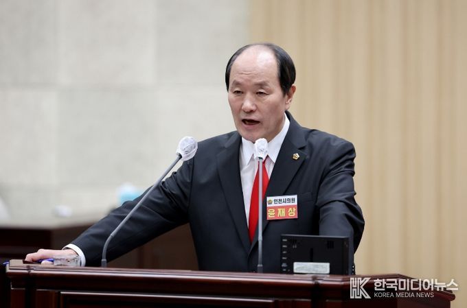 인천시의회 윤재상 의원, 덕신고 기숙사 운영비 지원 형평성 문제 재차 제기