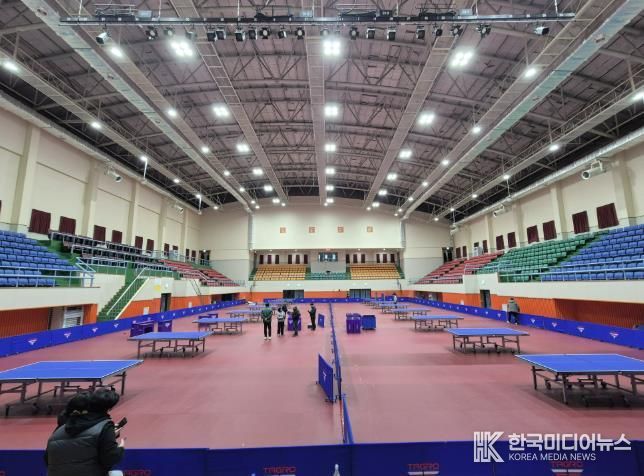 괴산군 문화체육센터 탁구 전지훈련장