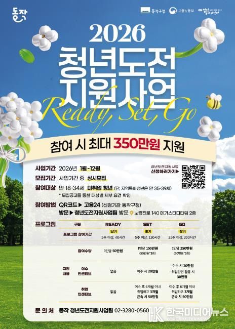 2026 청년도전 지원사업 홍보 포스터 이미지