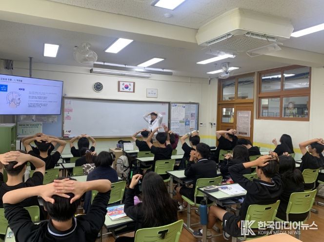 청소년 몸튼튼 한의약건강교실 운영 모습