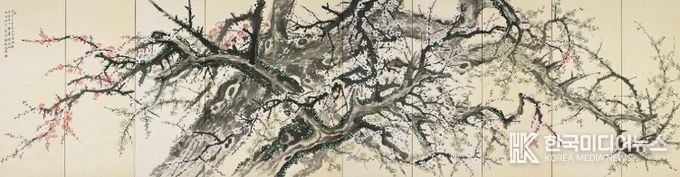 제25회 광양매화축제서 엄재권 화백 민화 특별전