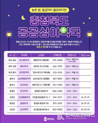 공공심야약국 카드뉴스