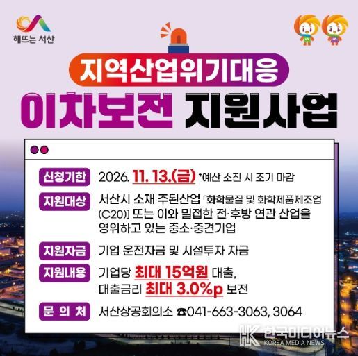 지역산업위기대응 이차보전 지원사업 홍보물