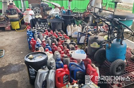 농기계 폐오일 3월부터 무상 수거 추진