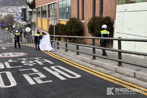 불법광고물 정비 후