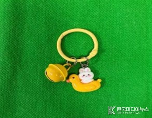 어린이 키링(안전성 조사 부적합 제품 사진, 한국건설생활환경시험연구원, KATRI시험연구원, FITI시험연구원 제공)
