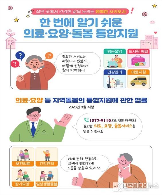 2026년 '의료·요양 통합돌봄' 안내문