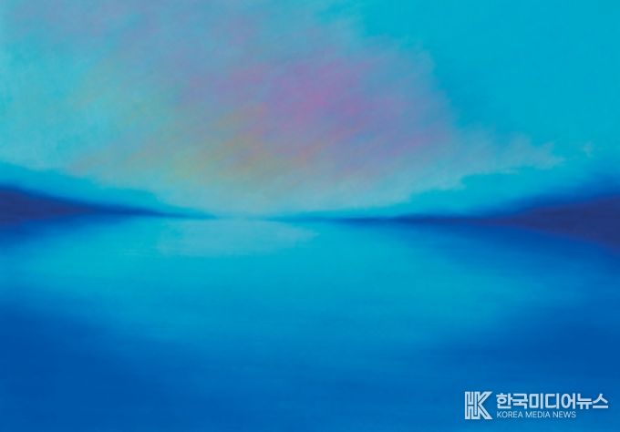 조선아 작 조용한 움직임 65×91cm 한지에 채색 2025