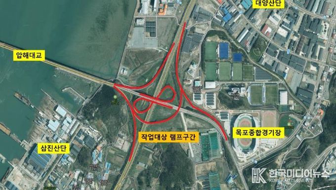 작업대상 구간 사진