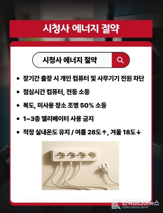 안성시, 자원안보 위기 극복 위해 시청사 에너지 절약 추진