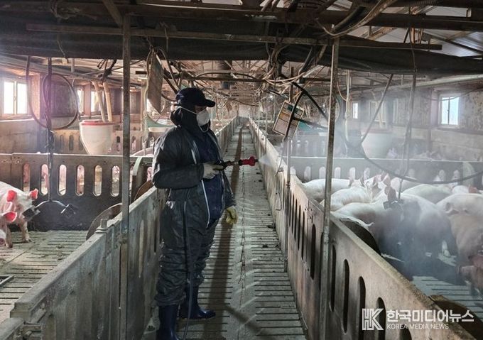 냄새저감제 살포