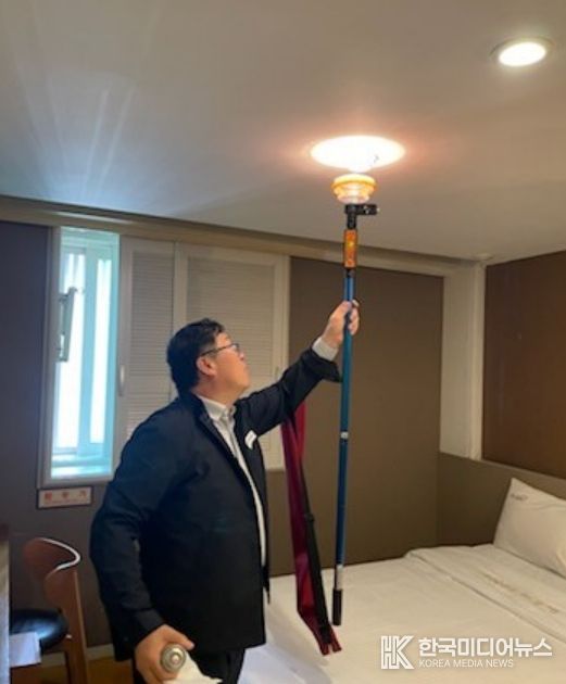 2025. 노후 숙박업소 화재감지기 작동시험