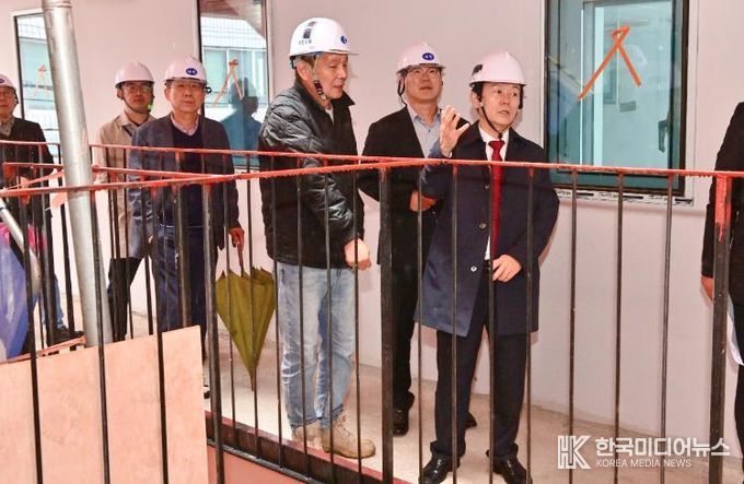 진주시, ‘강남지구 도시재생 거점시설’ 현장점검 - ‘청년머뭄센터’