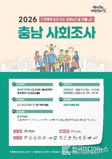 2026 충남사회조사 포스터