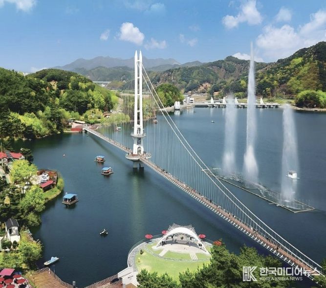 예당관광지 전경