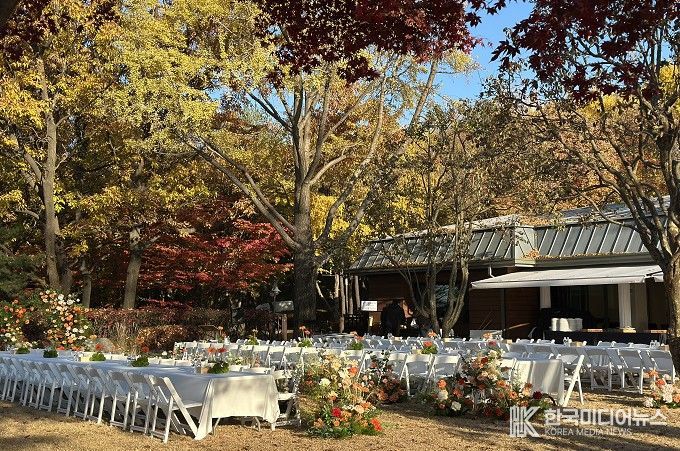 ‘더 아름다운 결혼식’예식 장소(남산 한남 웨딩가든)