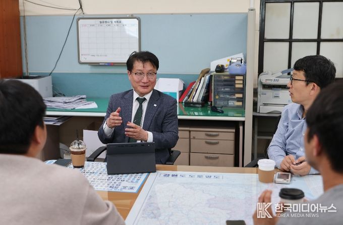 119종합상황실 방문 격려 및 지휘부 회의